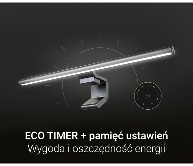 Silver Monkey Lampka do monitora z pilotem i czujnikiem otoczenia LB300 - 1361013 - zdjęcie 10